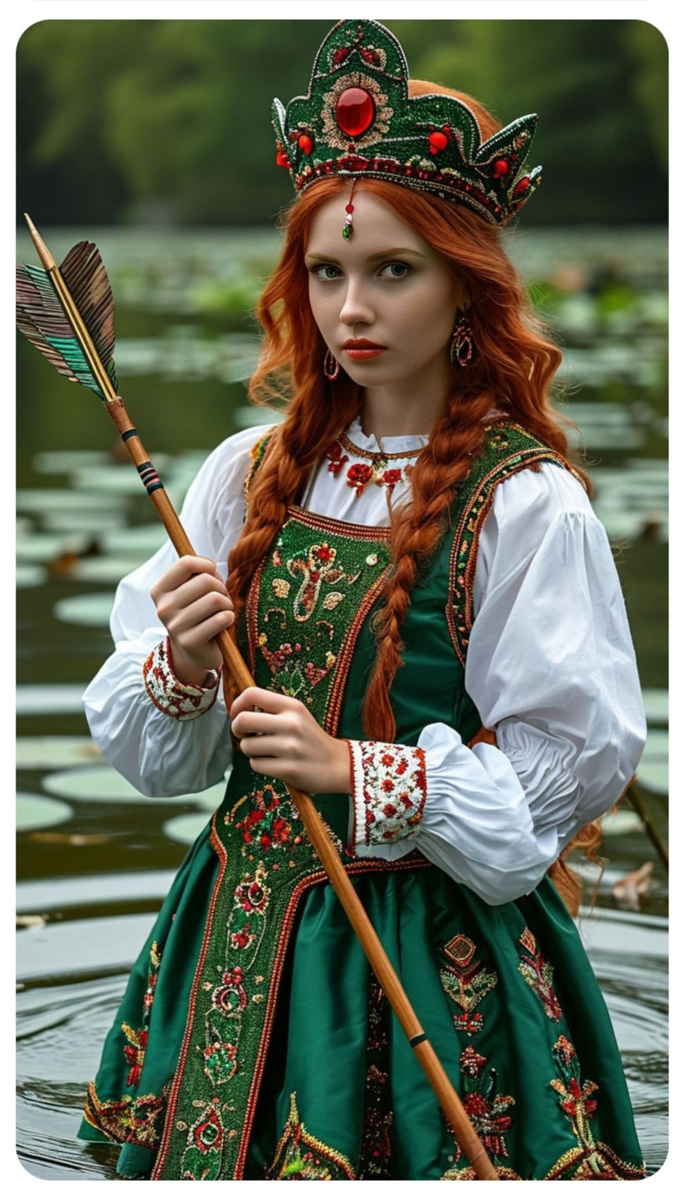 Nude girl Girls in Slavic costumes in Nizhny Novgorod